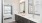 a bathroom with a large mirror